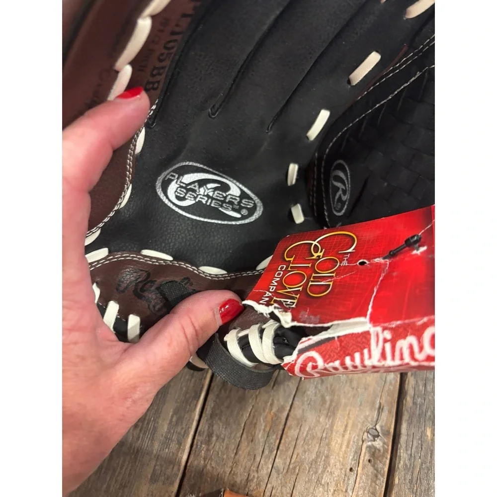 Rawlings Players Series 10.5 Inch Youth Baseball Glove‎ PL105BB Black Brown NEW